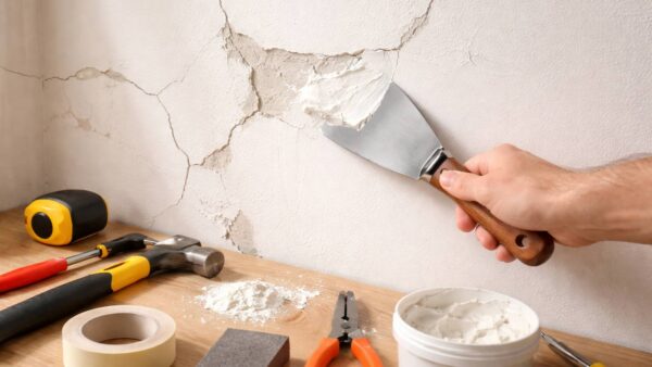 Cómo preparar paredes con grietas y desconchones antes de pintar la casa