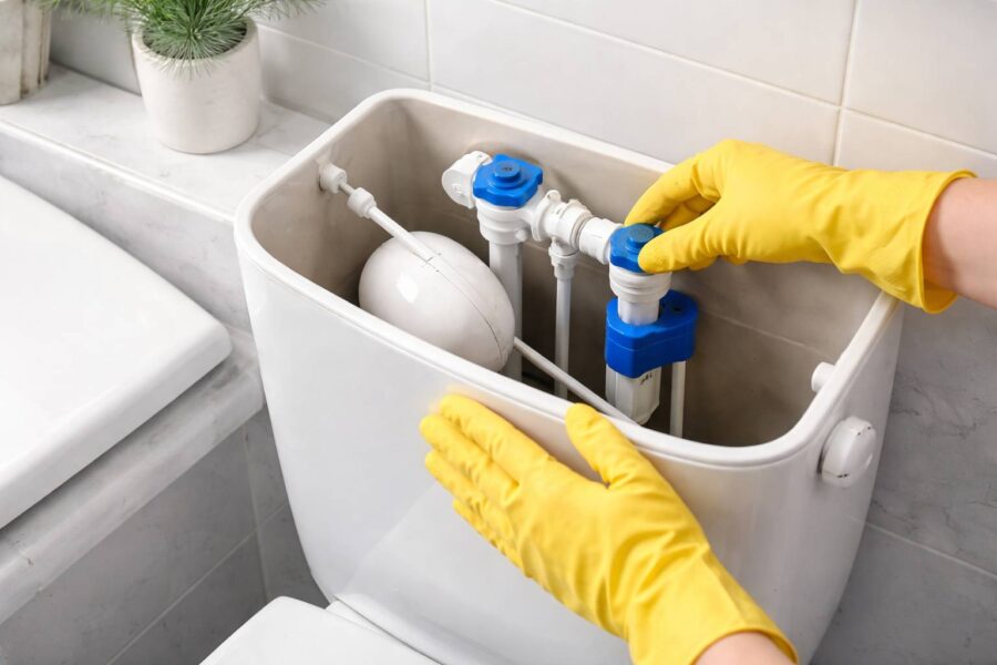 La cisterna del WC no carga agua o no deja de cargar: diagnóstico rápido y reparación casera
