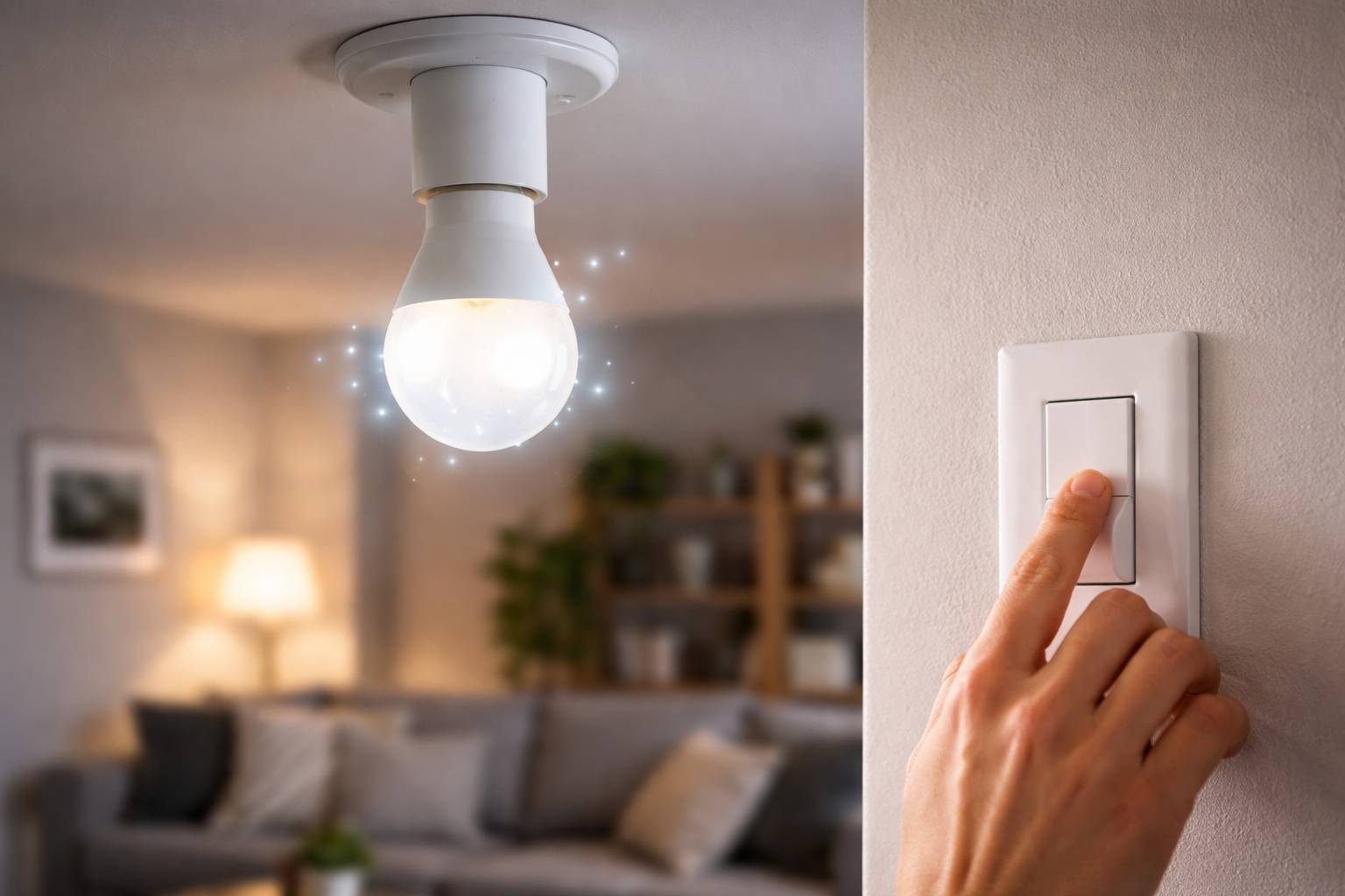 Luces LED que parpadean o se encienden solas: causas y soluciones en casa