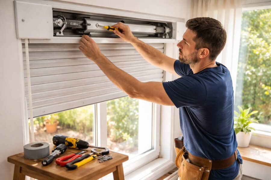 Persianas que se atascan o no suben: cómo repararlas sin llamar al persianista