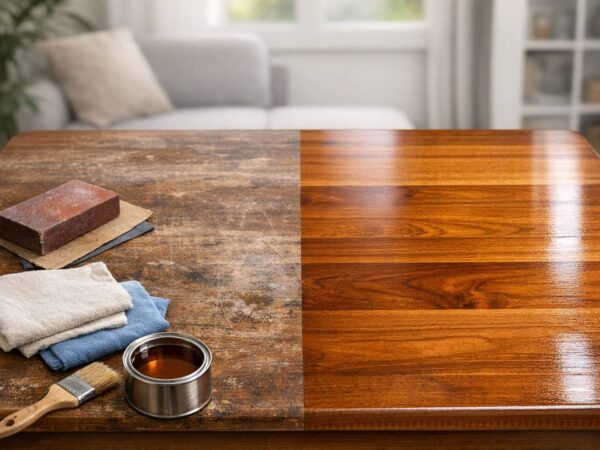 Soluciones caseras para restaurar mesas de salón dañadas paso a paso